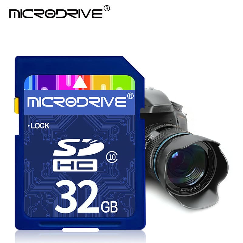 High-Speed SD Camera Card Large Capacity 16G 32G 64G 128G 256G Memory Card for DSLR Cameras Fast Data Transfer