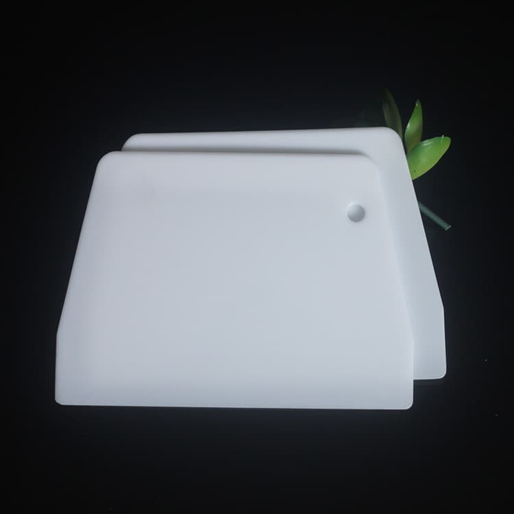 Baking Tool Cream Cake Chocolate Slicing Scraper Small Food-Grade Trapezoidal Plastic Scraper Tool