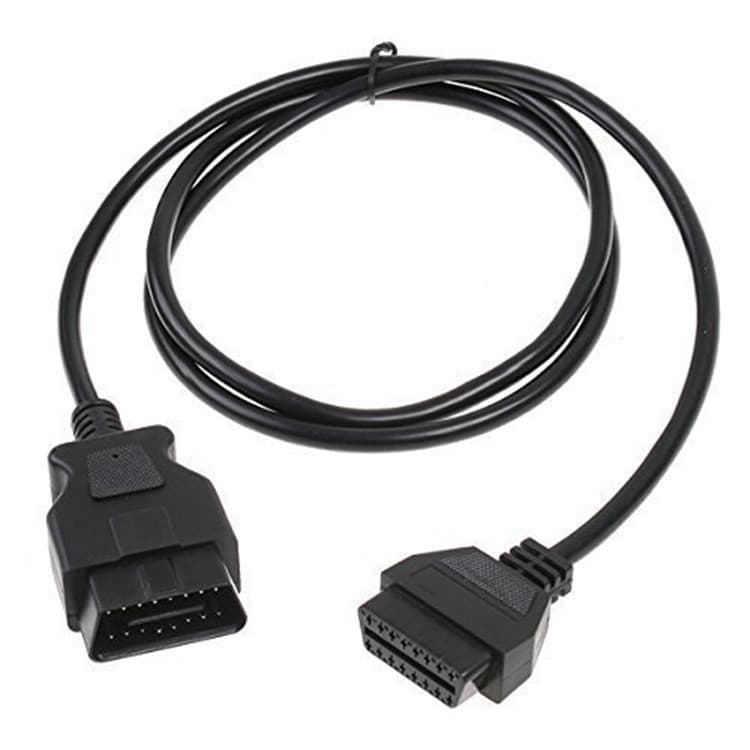 Car OBD2 Extension Cable 16-Pin Male to Female Adapter Cable 1.5M 16-Core Fully Wired