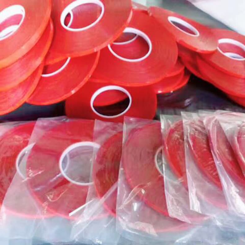Acrylic double-sided tape, strong, invisible, acrylic red film transparent double-sided tape, sponge double-sided tape