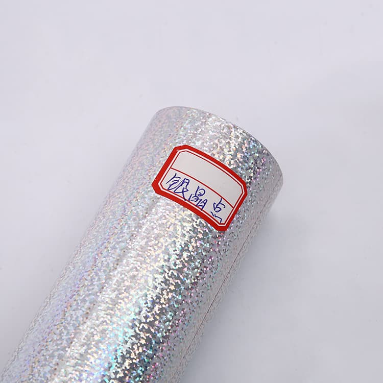 Silver Crystal Dot Zoutong Brand Electrostatic Aluminum Hot Stamping Paper for Paper Products, Packaging Bags, etc., Can Be Cut and Divided, Hot Stamping Laser