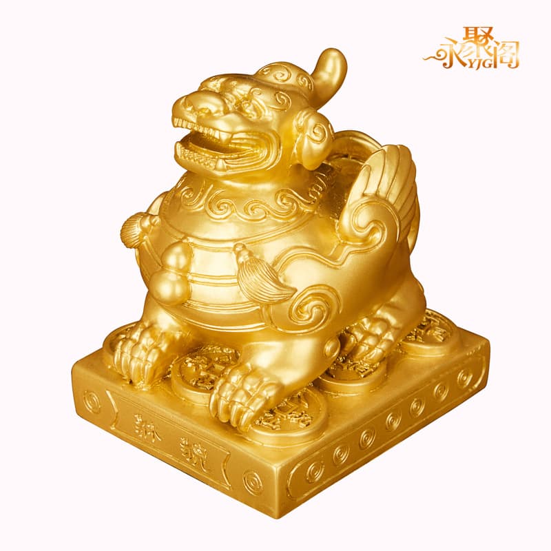 Factory wholesale fortune Pi Xiu ornament, unicorn statue, home decoration, store opening craft gift