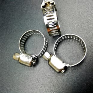 Xiaomei Stainless Steel Hose Clamp Pipe Clamp for Gas, Fuel Gas, Water, Acetylene, LPG Hose - Non-Slip