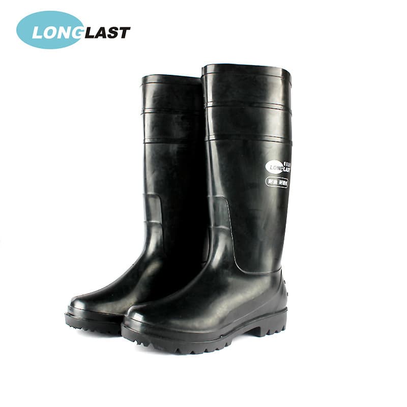 Langlaiste Chemical-Specific Boots, Acid and Alkali Oil Resistant Water Shoes, Slip-Resistant Durable High-Cut Work Boots, High-Top Boots