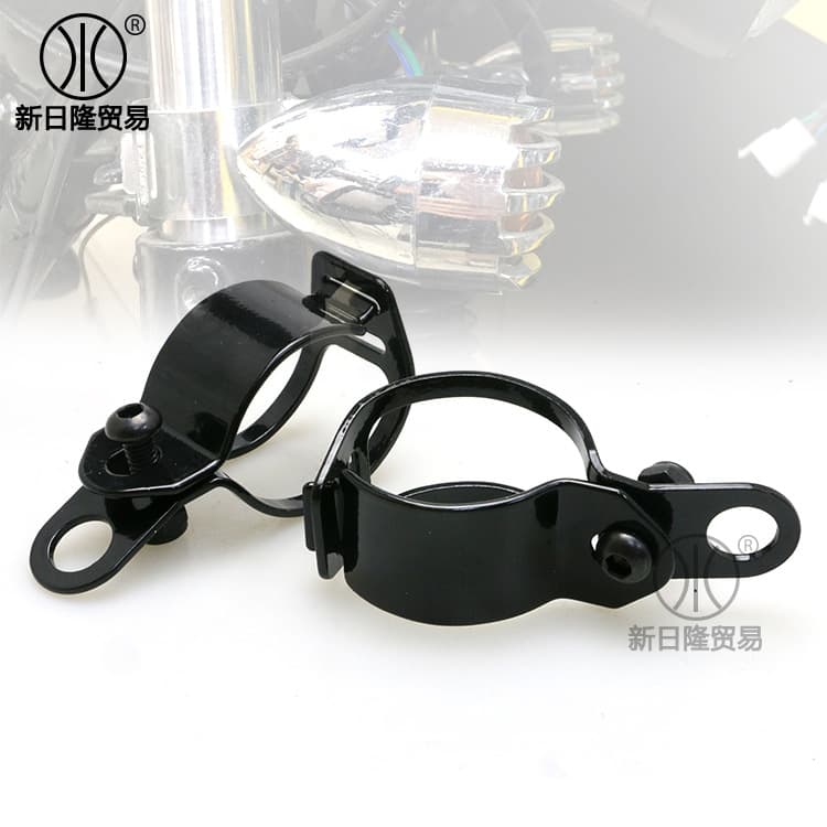 Motorcycle Modification Bracket Front Shock Absorber Turn Signal Light Support Frame Metal Iron Knight Protective Gear