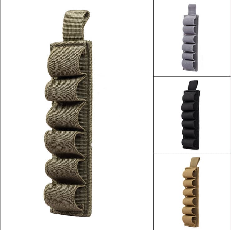 Outdoor 6-Hole Elastic Patch Bag Accessories Multi-Functional Tactical Velcro Bulk Tool Velcro