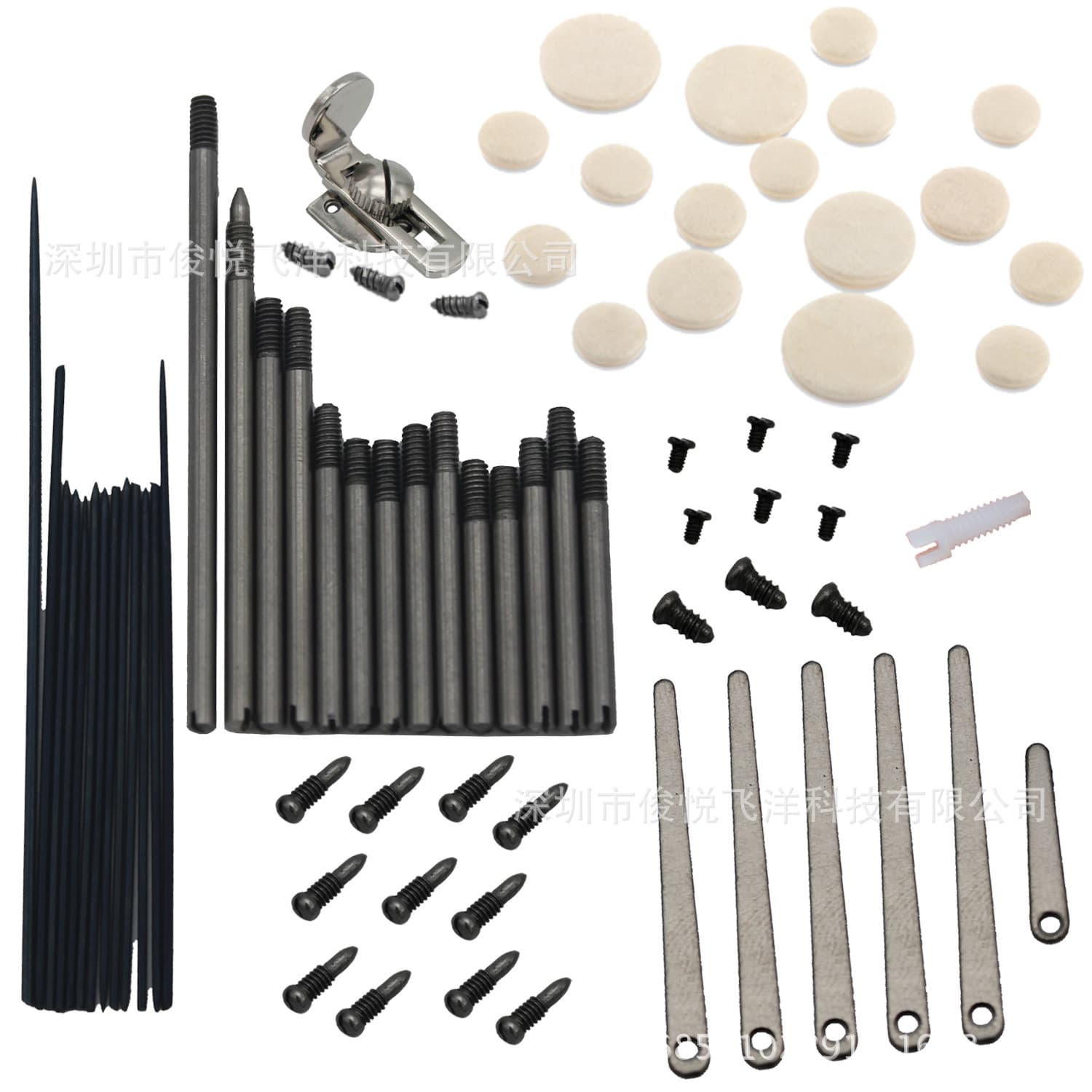 Clarinet Repair Tool Combination Tone Hole Pad Spring Needle Finger Support Key Shaft Hand Support Fixing Adjustment Screw