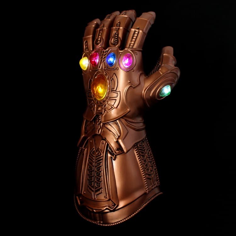 Avengers Avengers Masked Tyrant cospla Halloween Masked Man Infinity Children's Gloves Glowing Steel Gloves