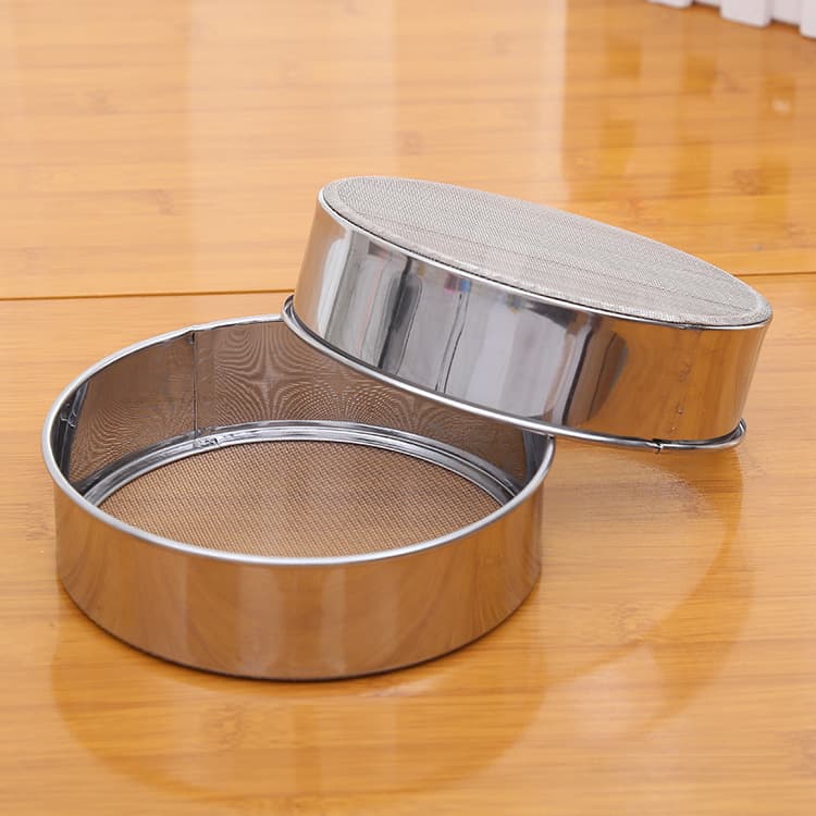 Flour Sieve B222 High Quality Thick Stainless Steel Flour Sieve 15cm Small Size Flour Sieve 40 Mesh Baking Tool