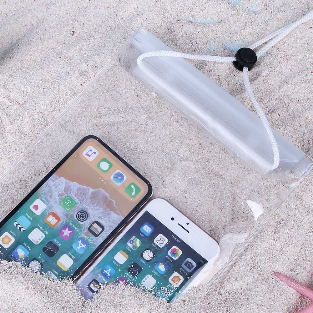 Cross-border hot-selling transparent ipad bag, outdoor rafting tablet phone diving case, PVC large mobile phone waterproof bag