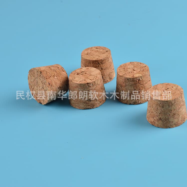 Custom processing and manufacturing of conical corks, wine jar stoppers, small corks, trapezoidal corks, ceramic jar stoppers, and sealing corks.