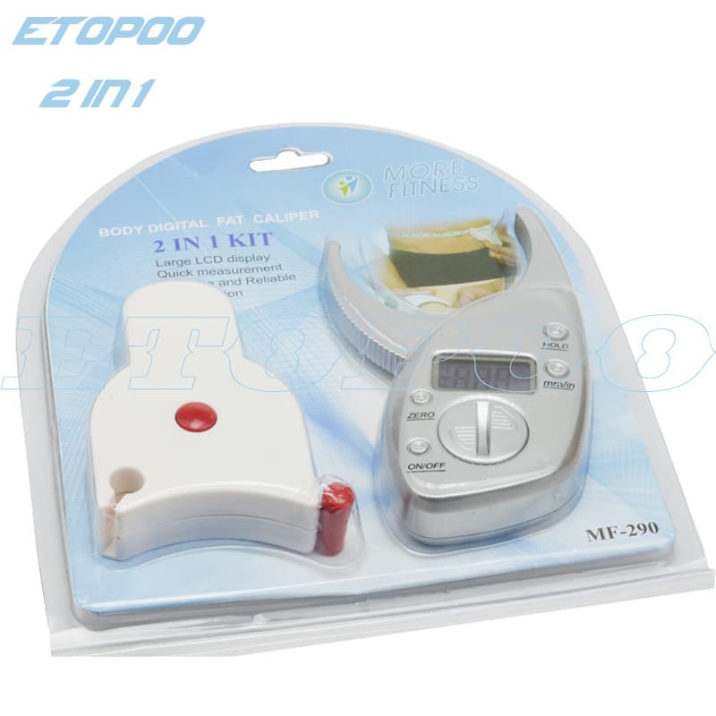 Recommended In Stock Hot Sale Digital Body Fat Caliper Fat Clamp Professional Digital Fat Caliper