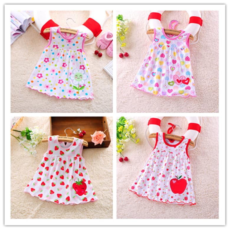 Wholesale Baby Girl Dresses, Infant Original Dress, Knitted Cotton Embroidered Princess Dress, Children's Dress, Drop Shipping 3