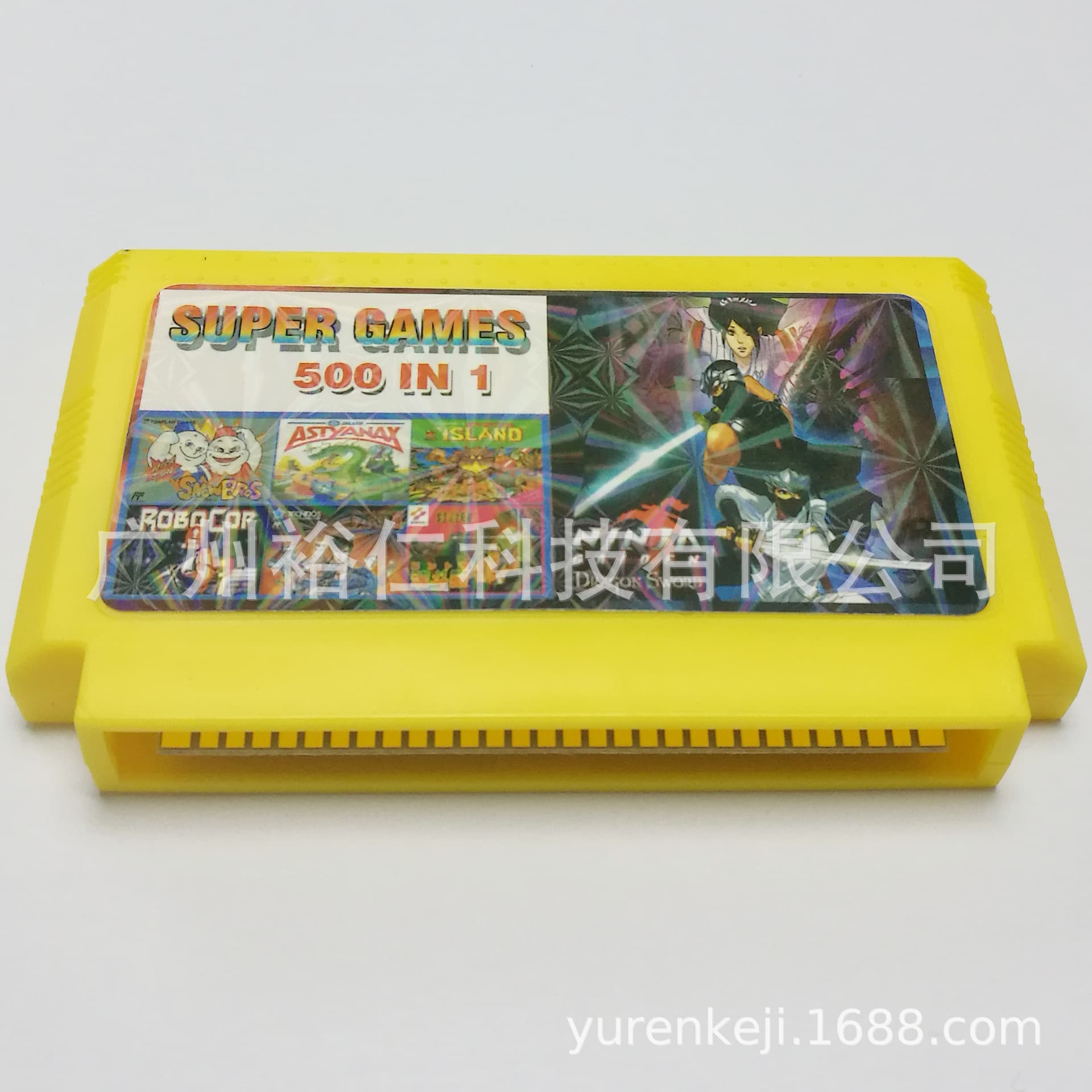 FC NES Game Cartridge 8-bit Game Console Cartridge 8-bit Console Yellow Cartridge TV Game Cartridge