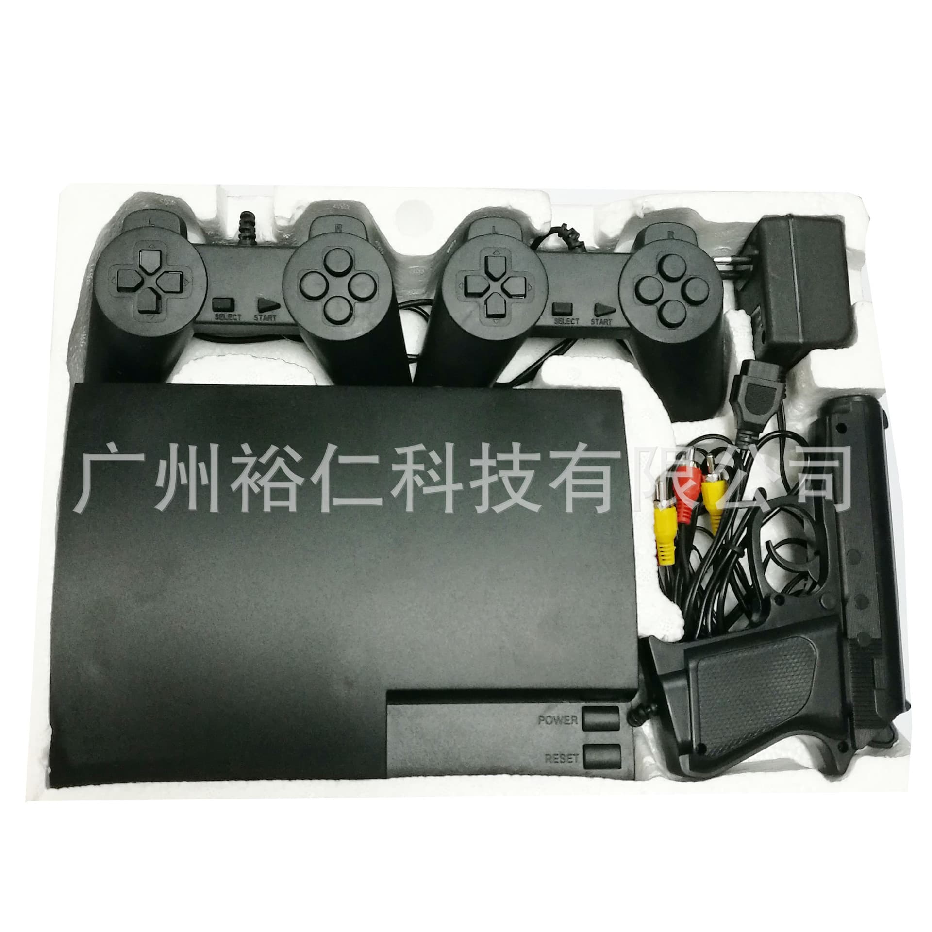 8-bit game console 8-bit TV game console FC home TV host PS3 appearance red and white machine yellow card game console