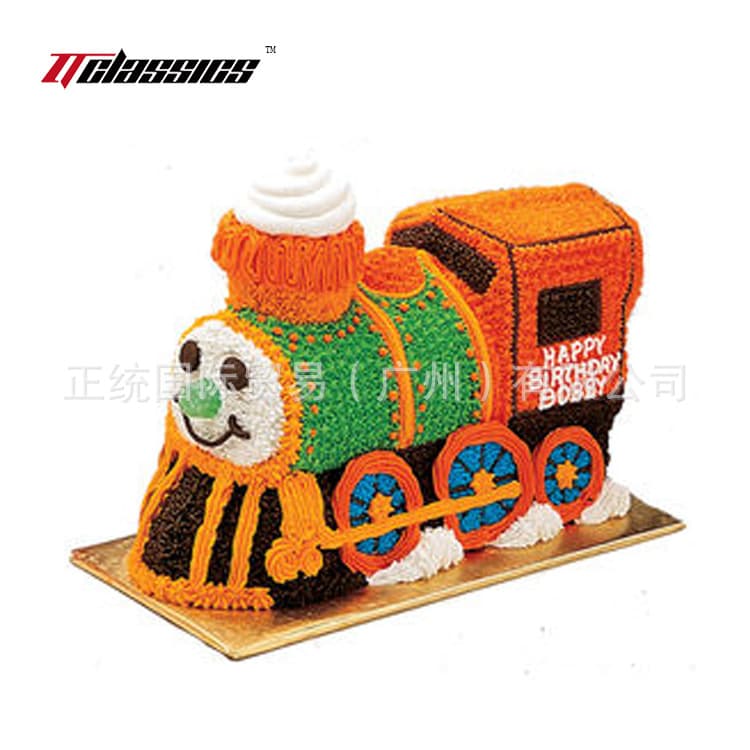 Train Cake Mold European Large Aluminum Foil Express Train Cake Mold Two Aluminum Molds Combined Train Mold