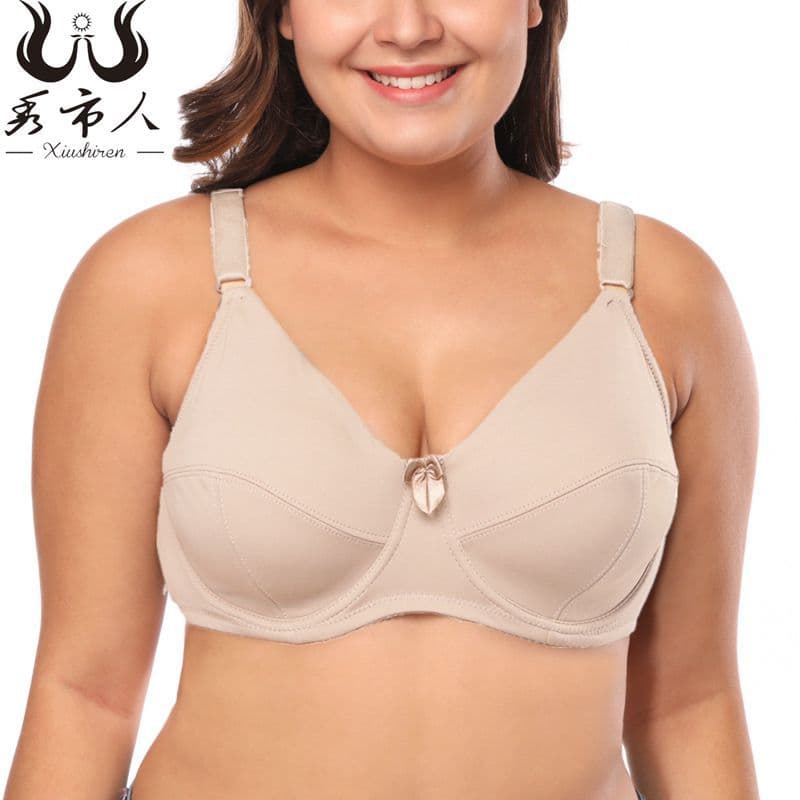 Smooth Comfortable Cooling Ladies Bra Adjustable Underwear Nylon Fabric Traditional Style Sexy Gathered Side Collection
