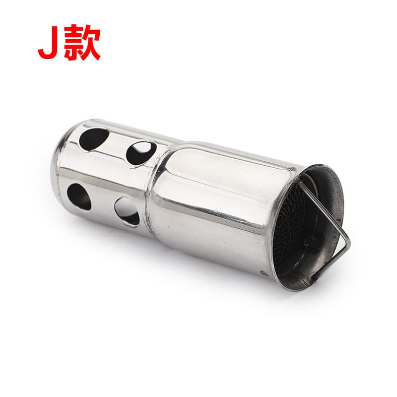 Universal motorcycle exhaust pipe tuning muffler bullet honeycomb coal contact silencer plug suitable for 51MM