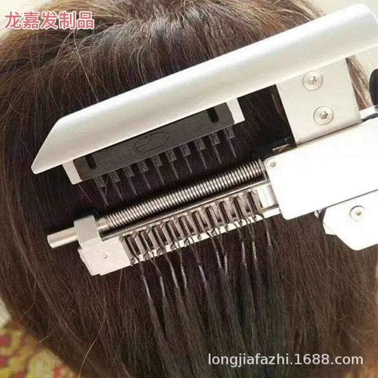 Factory Wholesale Regular 6D Wig 60cm 30-Row Hand-Tied Invisible Hairpiece Heat and Dyeable