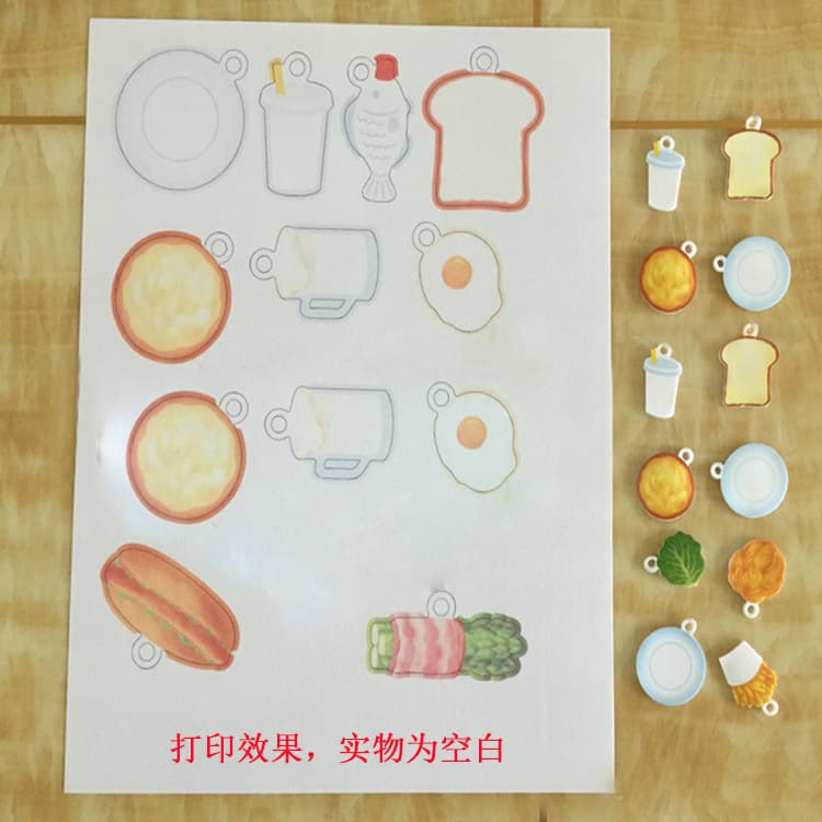 Printable Shrink Film Shrink Sheets Rubber Stamp DIY Resin Shrink Film Printing Translucent Shrink Film