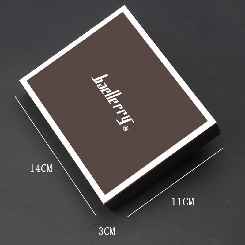 Baellerry Wallet Gift Box Clutch Folding Box Fashion Gift Paper Box Packaging Custom Wholesale