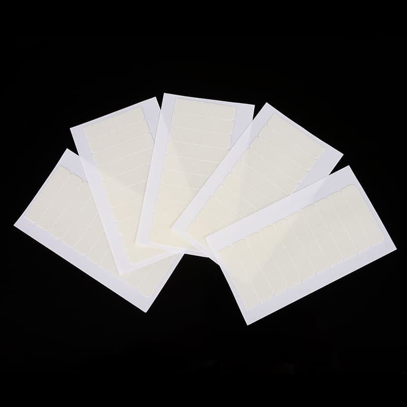 USA Protein Film White Adhesive 0.8*4cm Invisible Hair Extension Replacement Tape PU Wig Extension Double-Sided