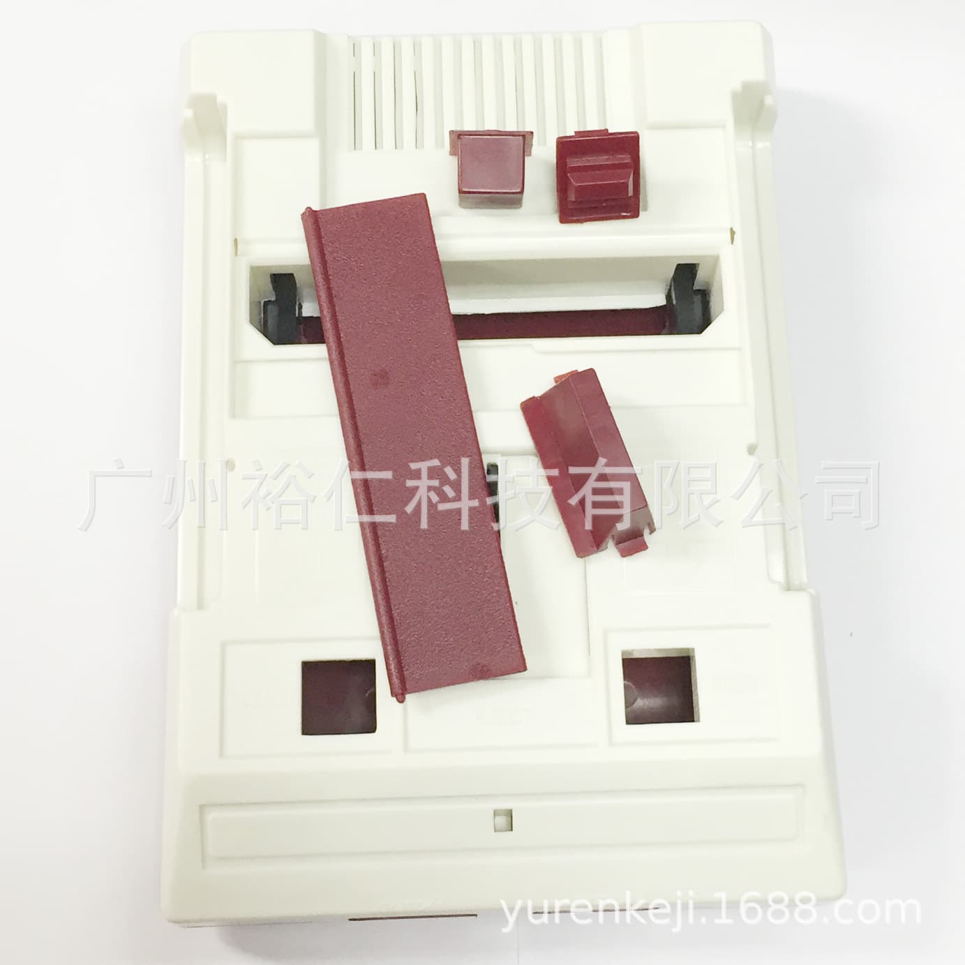 FC red and white machine case, 8-bit game machine case, FC/60pin card game machine case material, small yellow card game machine