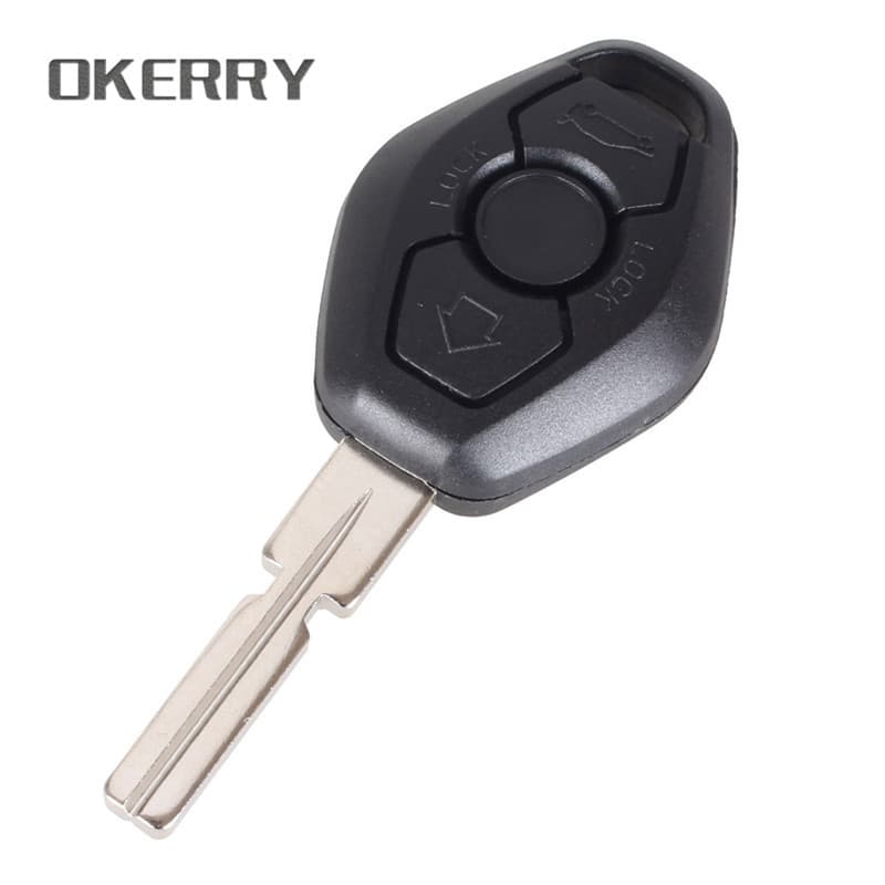 Key Case Compatible with Old BMW Remote Key Case for Old BMW 5 Series 7 Series Straight Key Case HU58 Blank