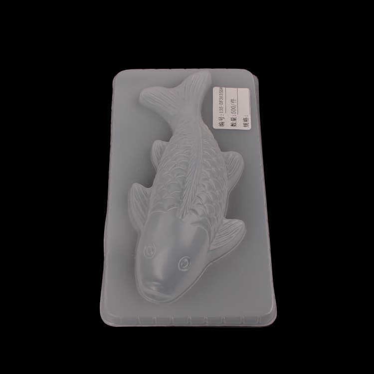 Fish-Shaped Rice Cake Mold, Chocolate/PP Jelly Mold, Steamable Vacuum-Formed Fish and Fruit Molds