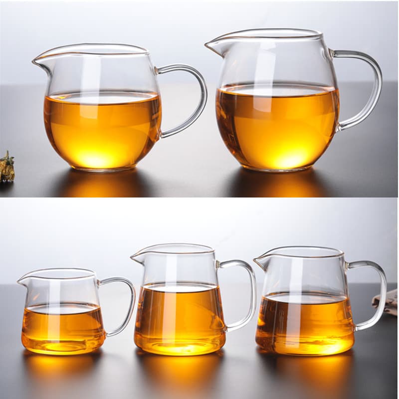 Thickened Glass Fairness Cup High-Temperature Resistant Gong Cup Separator Large Tea Sea Home Kung Fu Tea Set Tea Ceremony Accessories