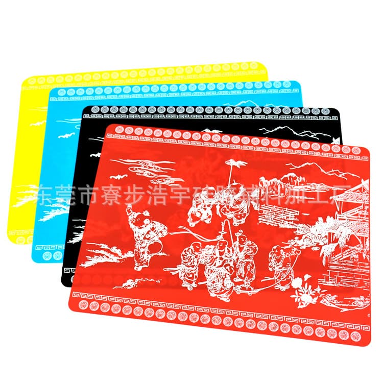 Food Grade Kneading Mat 40*30CM Thickened Silicone Dumpling Mat and Pastry Board Customizable for Home Use