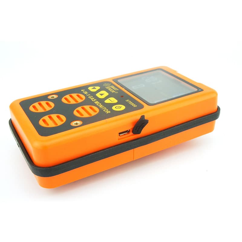 ST8900 English Carbon Monoxide CO, Hydrogen Sulfide, Oxygen, Combustible Gas Four-in-One Tester for Tank Inspection