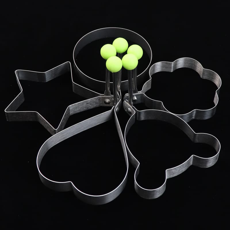Stainless Steel Creative Egg Fryer Mold Kitchen Fried Egg Maker Poached Egg Tool Household Baby Food Tool