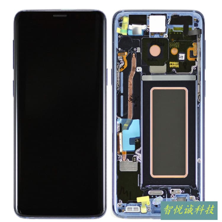 Compatible Samsung S9 Screen Assembly S9 Plus Display with Frame LCD Screen Touch Screen