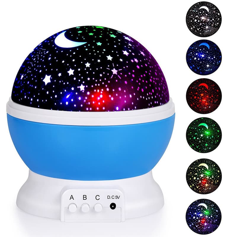 Dreamy Starry Sky Led Night Light Romantic Star Projection Lamp Warm Light Table Lamp Super Bright Cross-border Gift
