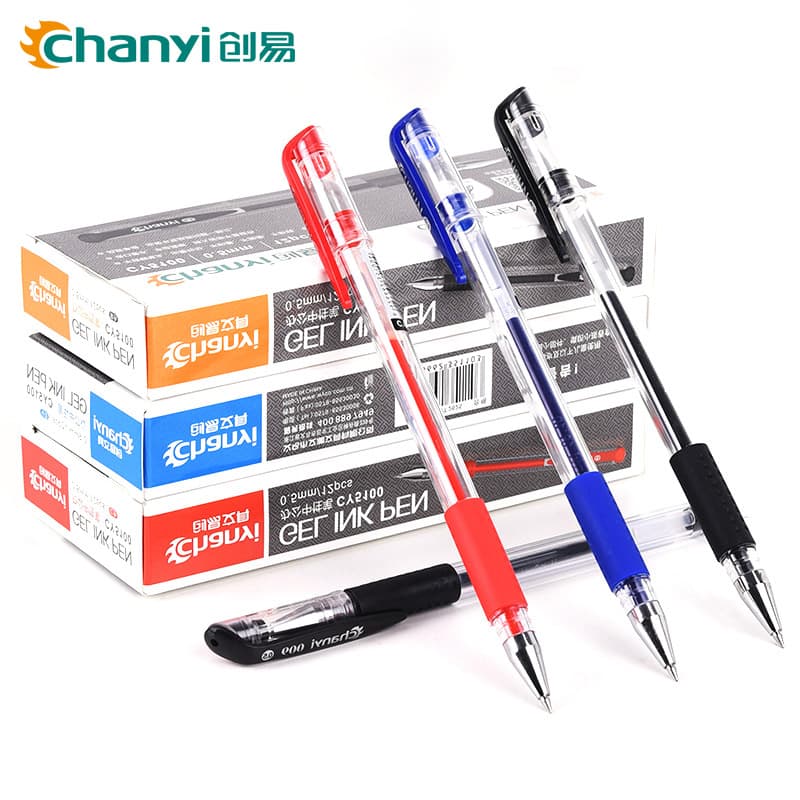 Chuangyi CY5009 office supplies stationery bullet 0.5mm gel pen student exam signature pen black