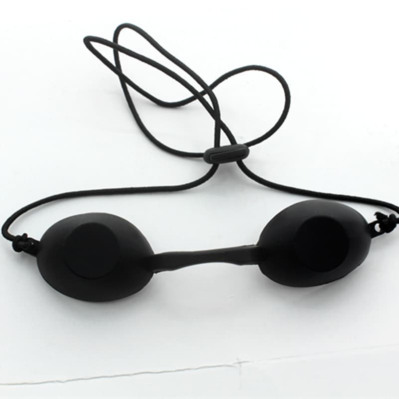 IPL protective eye cover/beauty device protective eye shield/sunbed goggles/eyebrow removal machine mask/light-blocking soft style.
