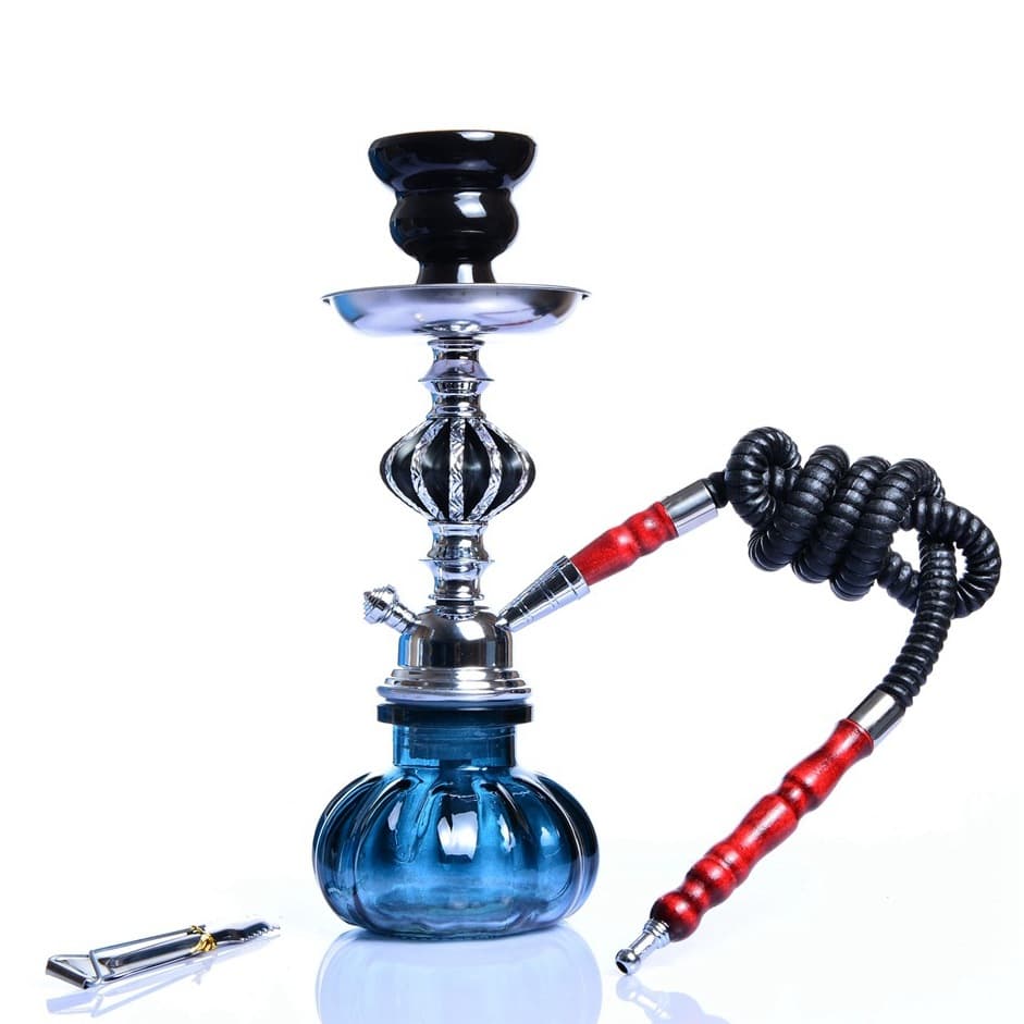 Cross-border supply for hookah factory single-hose hookah small glass base cross-border hookah
