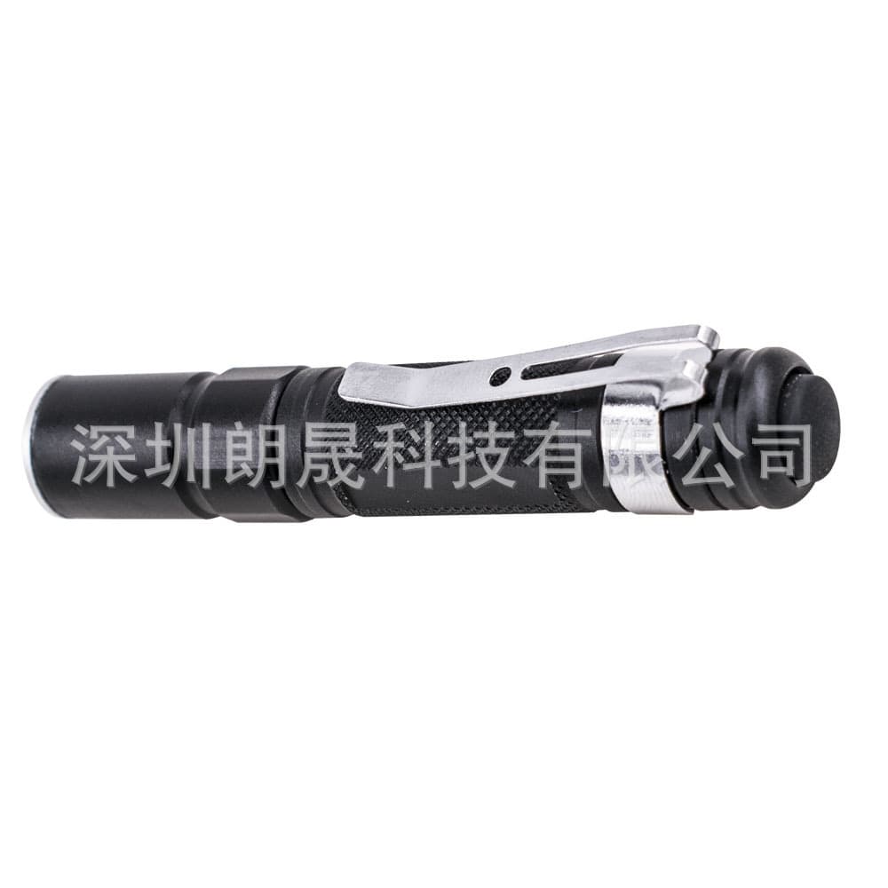 Wholesale Q5 LED flashlight with AAA batteries, aluminum alloy telescopic zoom pen, and optical zoom.