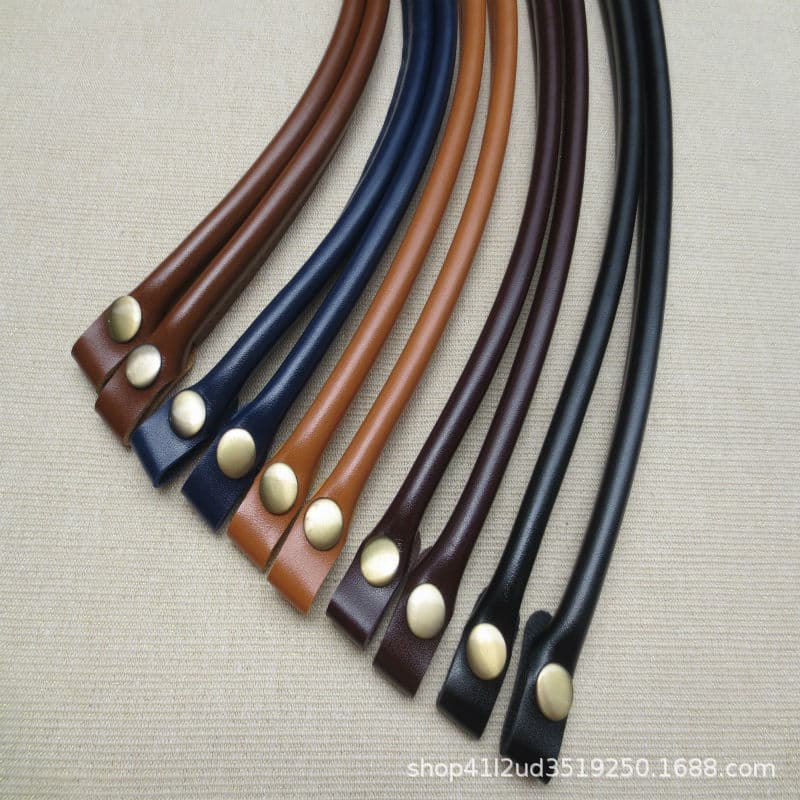 Genuine Leather Handbag Strap Accessories Handle Carry-On Bag Strap Buckle Strap Bag Parts And Accessories Handheld Strap