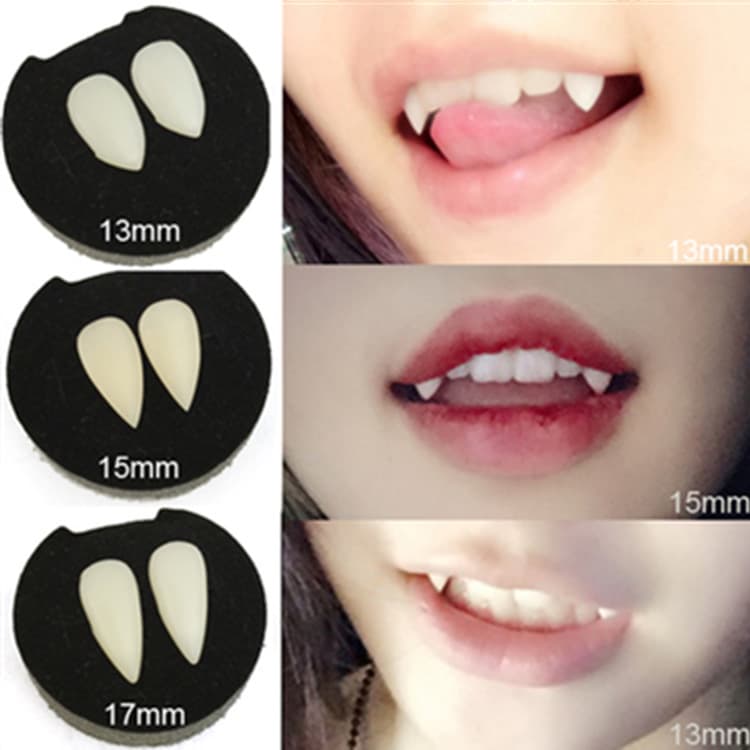Halloween Fake Teeth, Vampire Fangs Zombie Teeth Small Canine Cosplay Masquerade Props, Drop Shipping Available