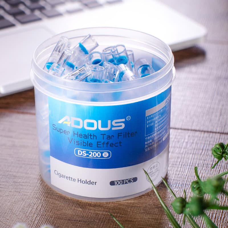 Aidos DS-200 disposable cigarette filter tips, tar-filtering smoking mouthpieces