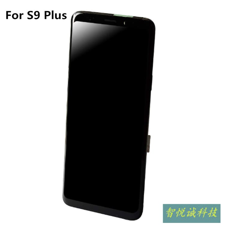 Compatible with Samsung S9+ Screen Assembly S9 Plus Curved AMOLED Original LCD Display with Frame