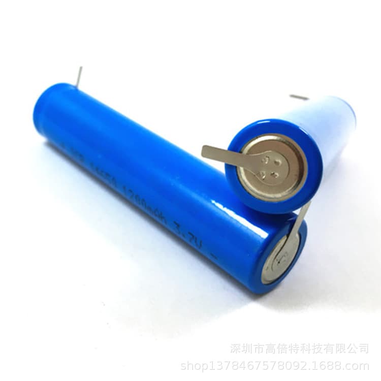14650 Lithium Battery Rechargeable 14650 3.7V 1200mAh with Original Nickel Tabs Electric Toothbrush Battery