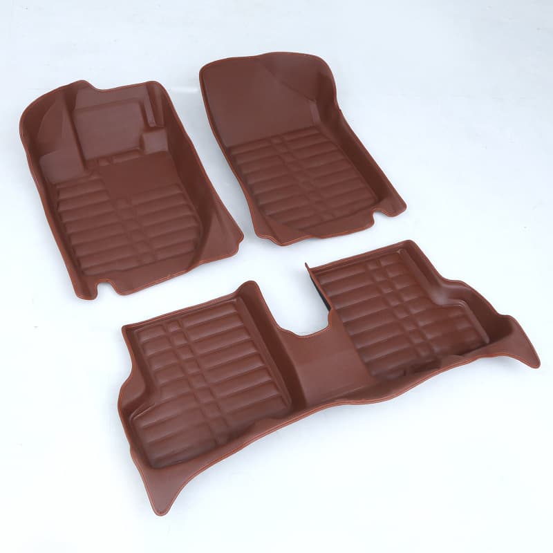 Factory Wholesale Automotive Accessories Embossed Leather Full Wrap Floor Mats Car Floor Mats