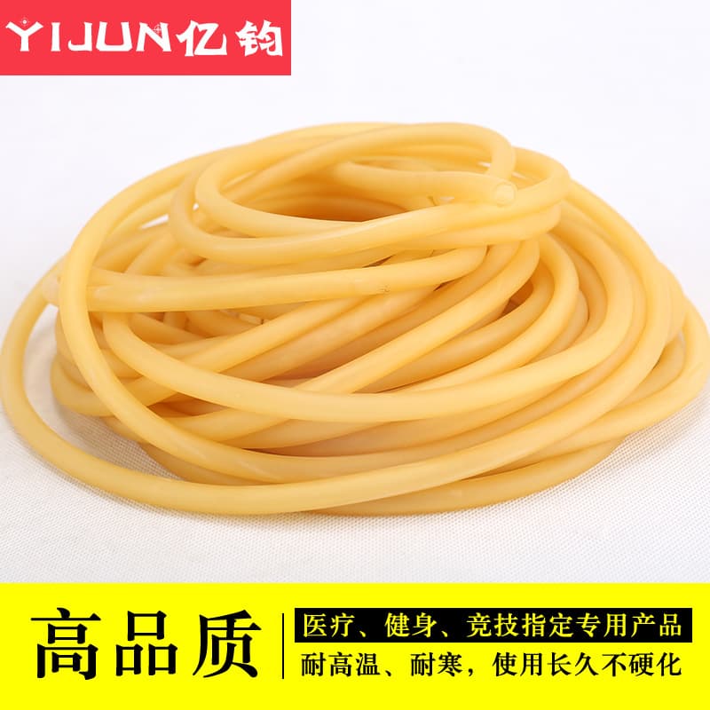 6090 Latex Natural Round Rubber Bands Slingshot Bands Set for Competition Fitness Fishing Outdoor Chemical Medical Use