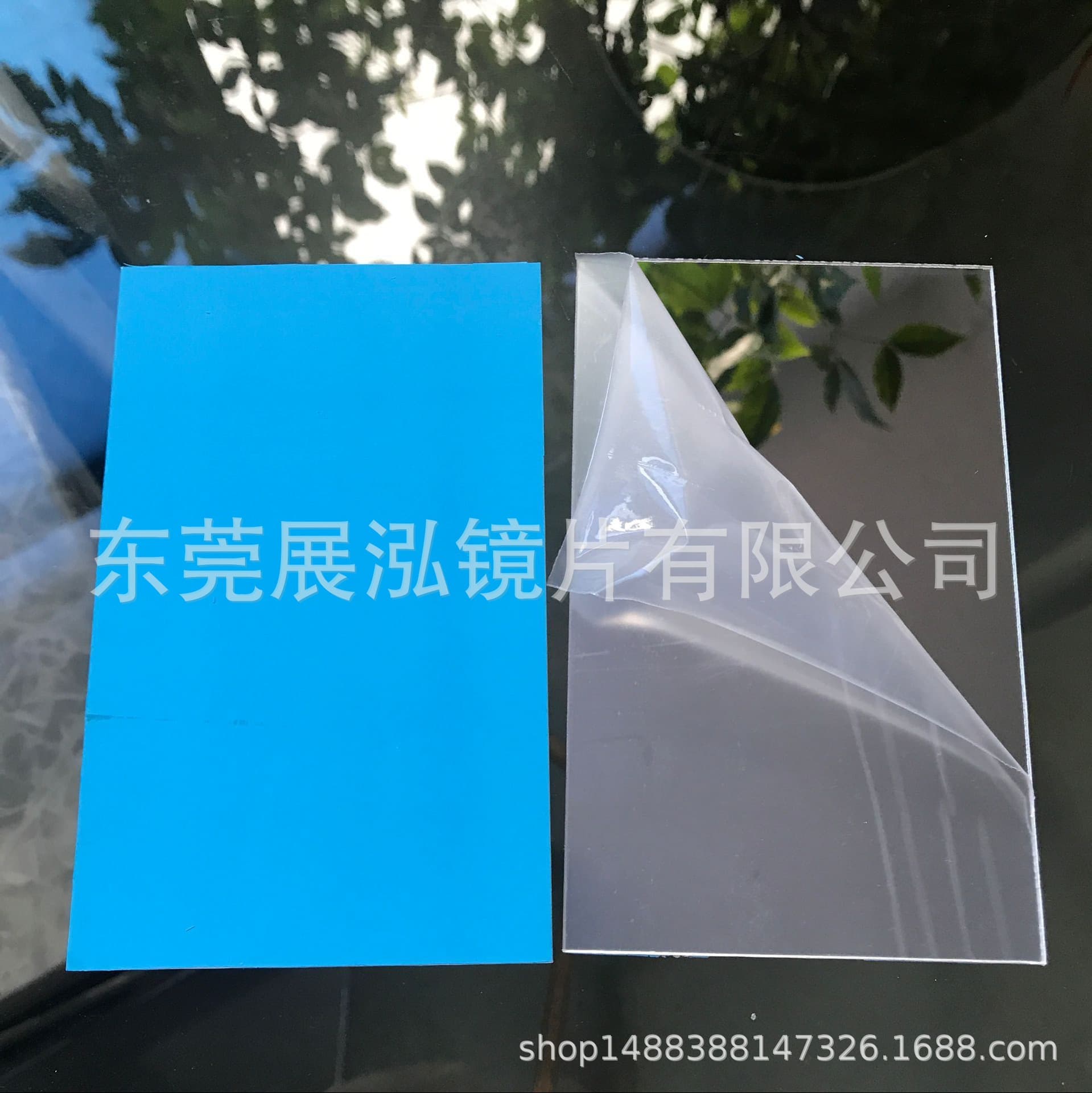Supply PS lenses, cut round PS mirrors