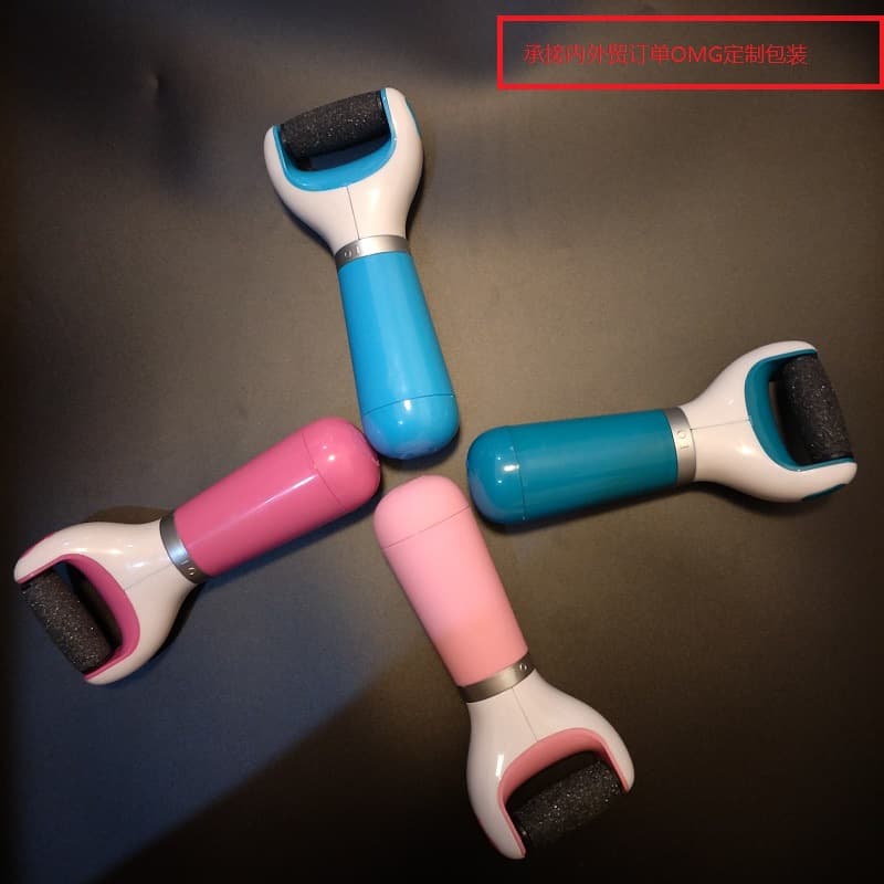 Battery-powered foot file, new electric foot file, pedicure tool, callus remover, skin filer, wholesale available.