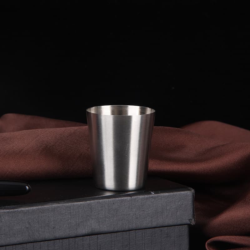Manufacturer Direct Stainless Steel Collapsible Foldable Bar Cups, Cross-Border 304 Stainless Steel