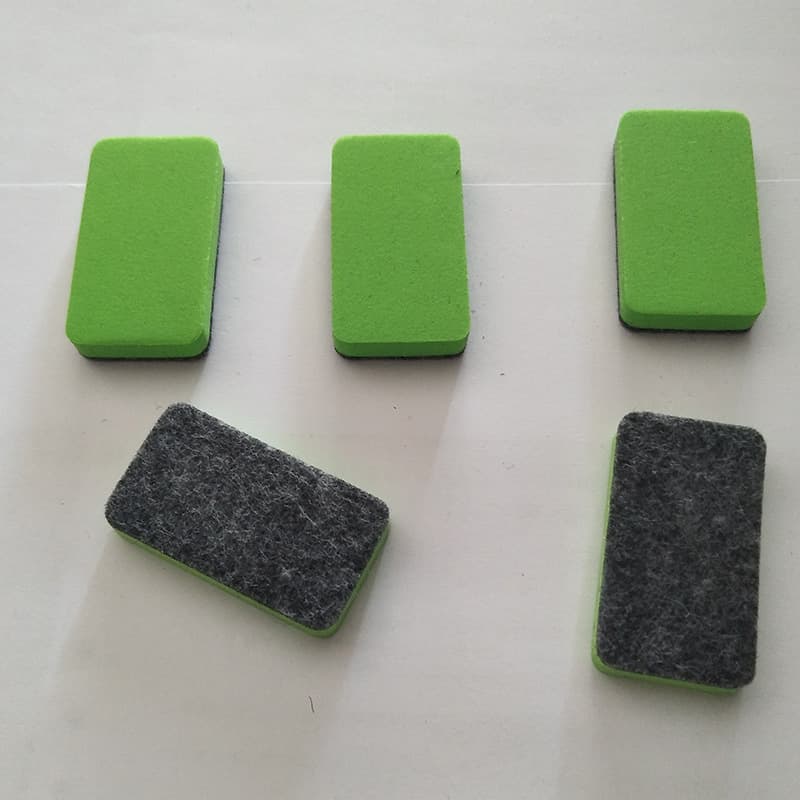 Factory wholesale easy to erase small EVA felt flannel mini square whiteboard eraser drawing board ample supply